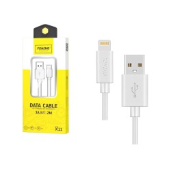Foneng Lightning Data Cable X11 3A 2m White Foneng Lightning Data Cable X11 3A 2m White